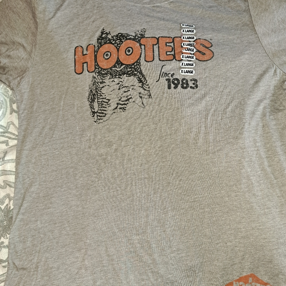 Next Level Apparel Gray Graphic Tee